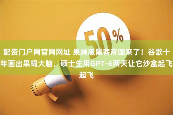 配资门户网官网网址 果蝇版黑客帝国来了！谷歌十年画出果蝇大脑，硕士生用GPT-6两天让它沙盒起飞
